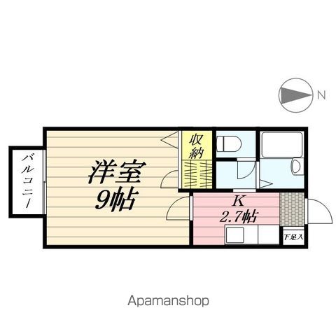 シャーメゾン萩野町の間取り写真