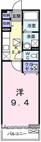 プラシード三宅の間取り写真
