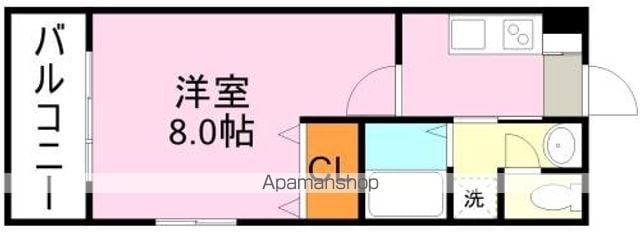 LEAD IN AIS鹿大前の間取り写真