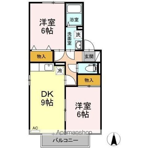 エントピア余戸 A棟の間取り写真