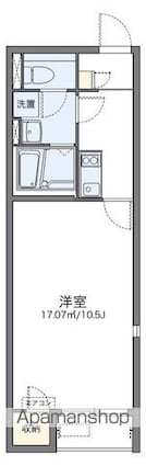 レオネクスト宙[1K/29.9m2]の間取図