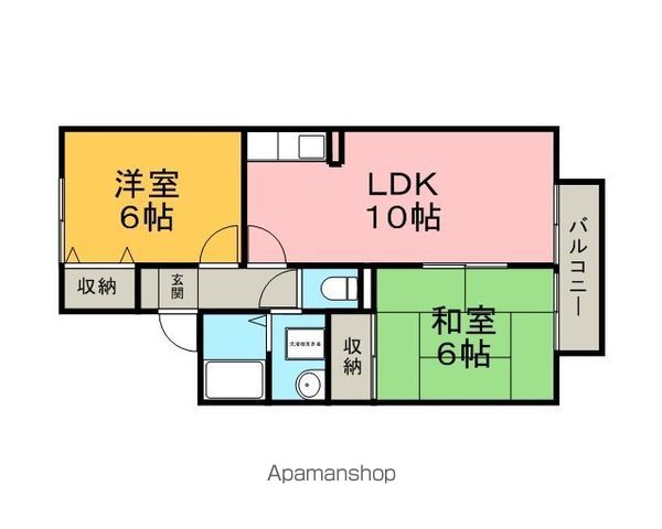 クレール井ノ口A棟の間取り写真