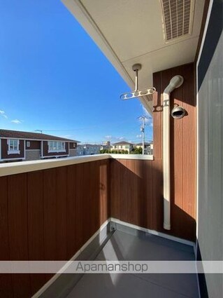 クラール元山Ａ[2LDK/57.07m2]のバルコニー