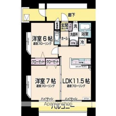 リビングステージ木町通の間取り写真
