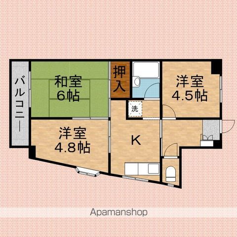 コスモパレスの間取り写真