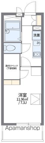 レオパレスグランドゥールの間取り写真