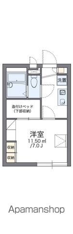 レオパレスコスモの間取り写真