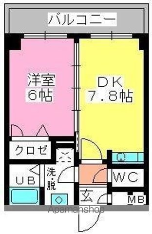 ベイシック大名の間取り写真