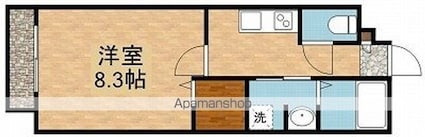 プランドール　ソフィア[1K/28.98m2]の間取図