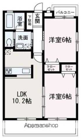 東武鉄道東上線 朝霞台駅 徒歩19分 2階建 築13年の間取り写真