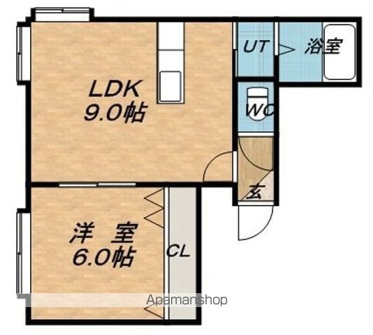 フレスノパーク月寒の間取り写真