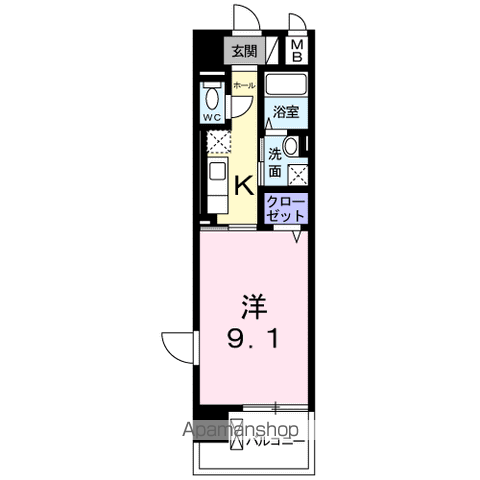 エスポワール南林間の間取り写真