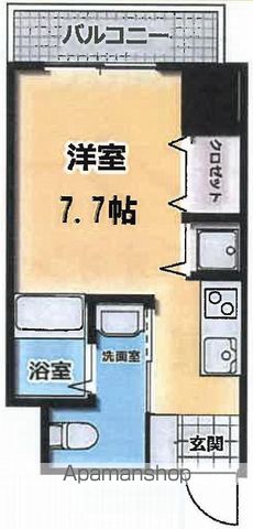 コーラルポワント難波WESTの間取り写真