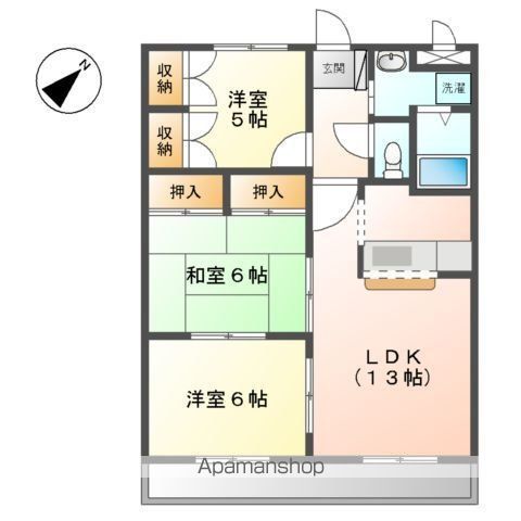 フォレストハイムDの間取り写真