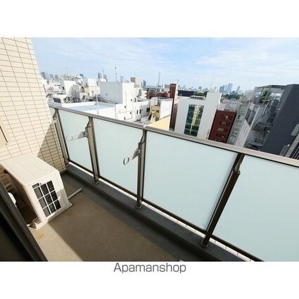 東京都新宿区新宿１丁目[1R/26.14m2]のバルコニー