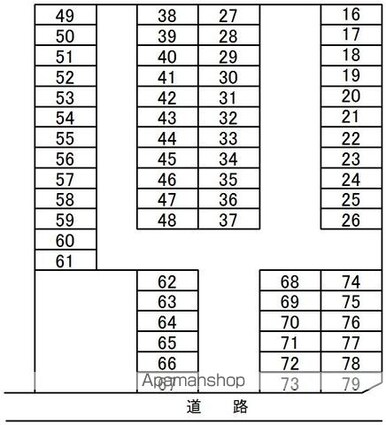 千葉県八千代市八千代台南１丁目[駐車場]の間取図