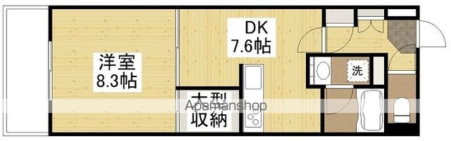 フラットリア春日の間取り写真