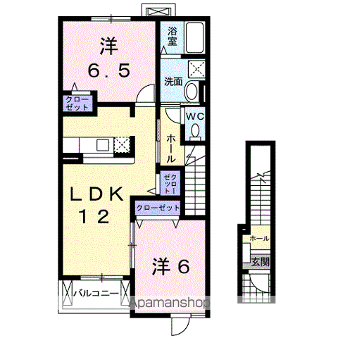 アスターラビスタⅢの間取り