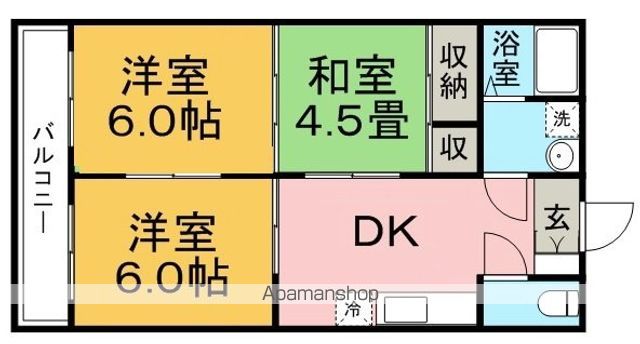 矢野コーポの間取り写真