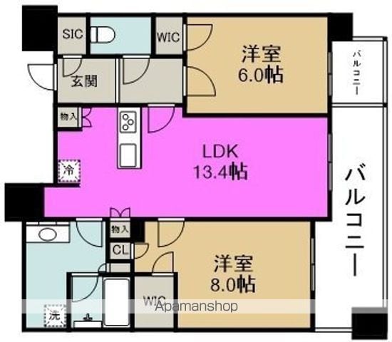 シエリアタワー中之島の間取り写真