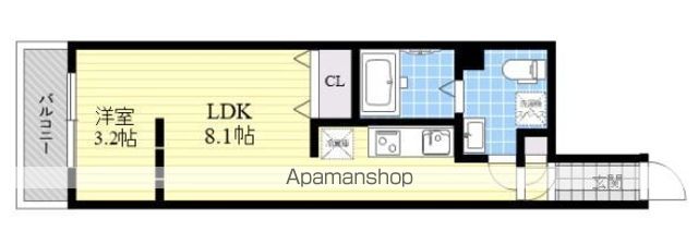 ＱＵＡＤＯＲ高取の間取り