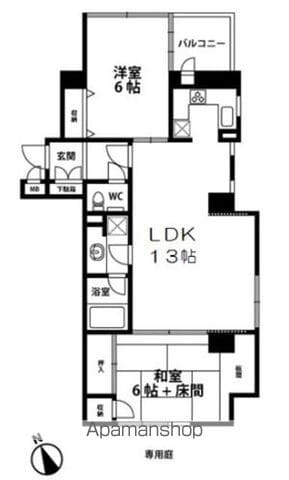 杉並区永福のマンションの間取り