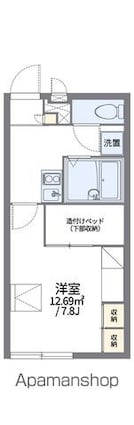 レオパレスマハロ[1K/21.81m2]の間取図