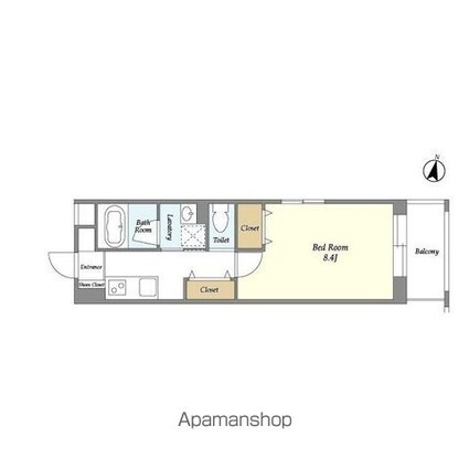 Ｇｒａｎ　Ｄｕｏ三軒茶屋Ⅳ[1R/28.12m2]の間取図