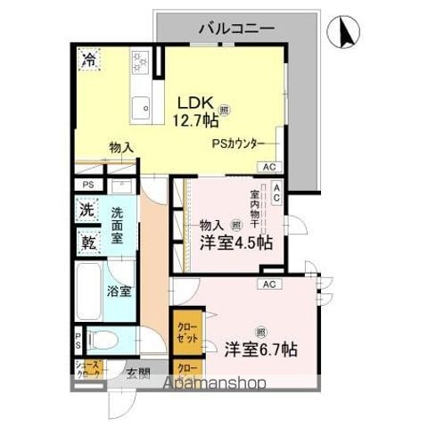 CLASHIST上住吉の間取り写真