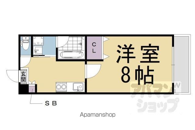 ZEN烏丸五条の間取り写真