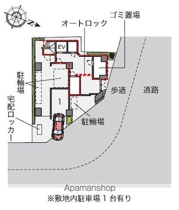 ＬＯＶＩＥ文京音羽[1LDK/43.38m2]の配置図