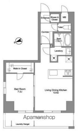 Ｐｒｉｍａ　Ｓｔｅｌｌａ[1LDK/50.34m2]の間取図