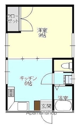 コーポＩＹ[1DK/32.02m2]の間取図
