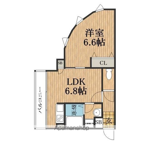 WILLDO松屋町の間取り写真