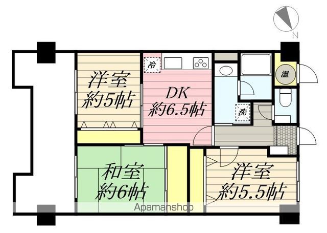 ロワールマンション青葉ＷＥＳＴ棟の間取り