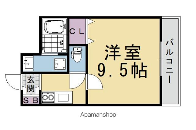 シャルレ14番館の間取り写真