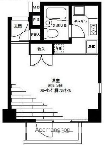 【ライオンズマンション代々木の間取り】