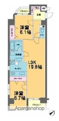カスタリア入谷[2LDK/72.6m2]のその他内装