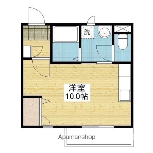 エレガント[1R/26.6m2]の間取図