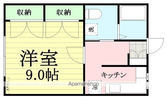 コーポ木ノ下の間取り写真
