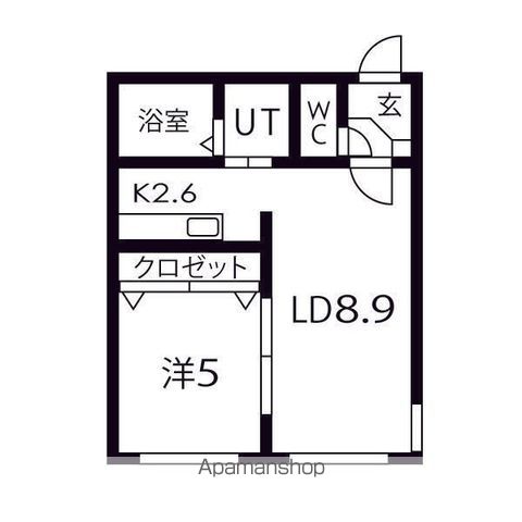 イーシティ山鼻の間取り写真