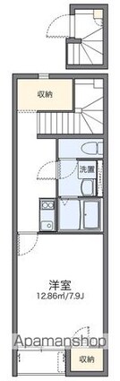レオネクストルミエール[1K/31.62m2]の間取図