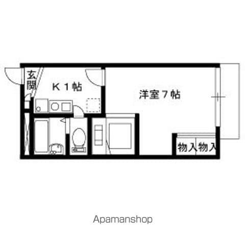 レオパレス岡本山手館の間取り写真