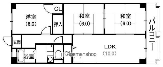 サンハイツ寝屋川の間取り写真