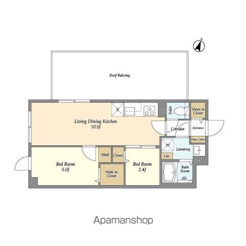 【杉並区和田のマンションの間取り】