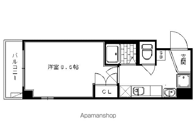 AVENIR 朱雀の間取り写真