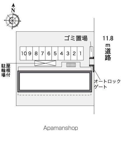 レオパレスＳＫＹＷＩＮＧＳ箱崎 407 ｜ 福岡県福岡市東区筥松３丁目9-36（賃貸マンション1K・4階・19.87㎡） その15