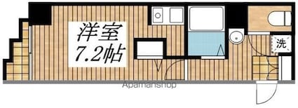 東京都立川市錦町２丁目[1R/24.28m2]の間取図