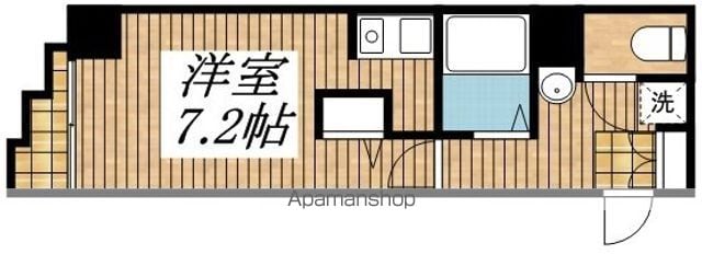東京都立川市錦町２丁目[1R/24.28m2]の間取図