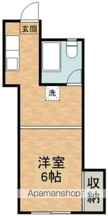 文原ビル[2DK/26.4m2]の間取図